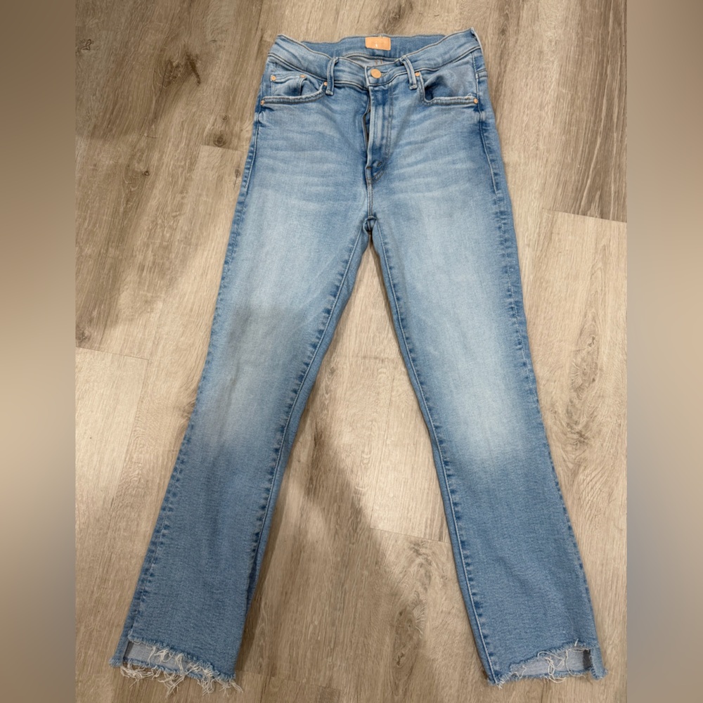 MOTHER The Insider Crop Step Fray Jeans Limited Edition